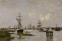 Le Port, Anvers - Eugène Louis Boudin