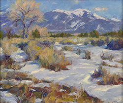 Morning Light - Arroyo Seco Winter, NM - Gregory Frank Harris
