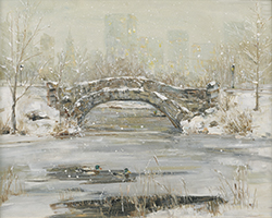 Winter in Central Park - Sally Swatland